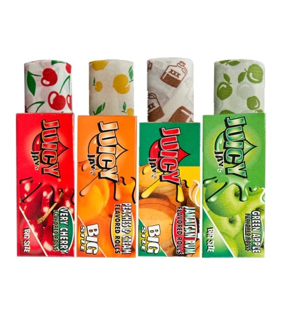 24 Juicy Jay Big Size Flavoured 5M Rolls - Full Box