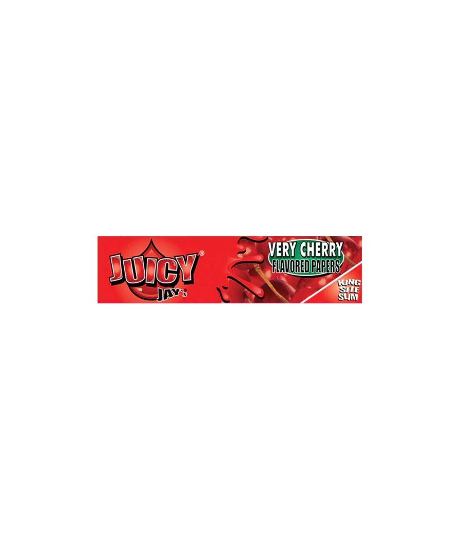 24 Juicy Jay King Size Flavoured Slim Rolling Paper - Full Box