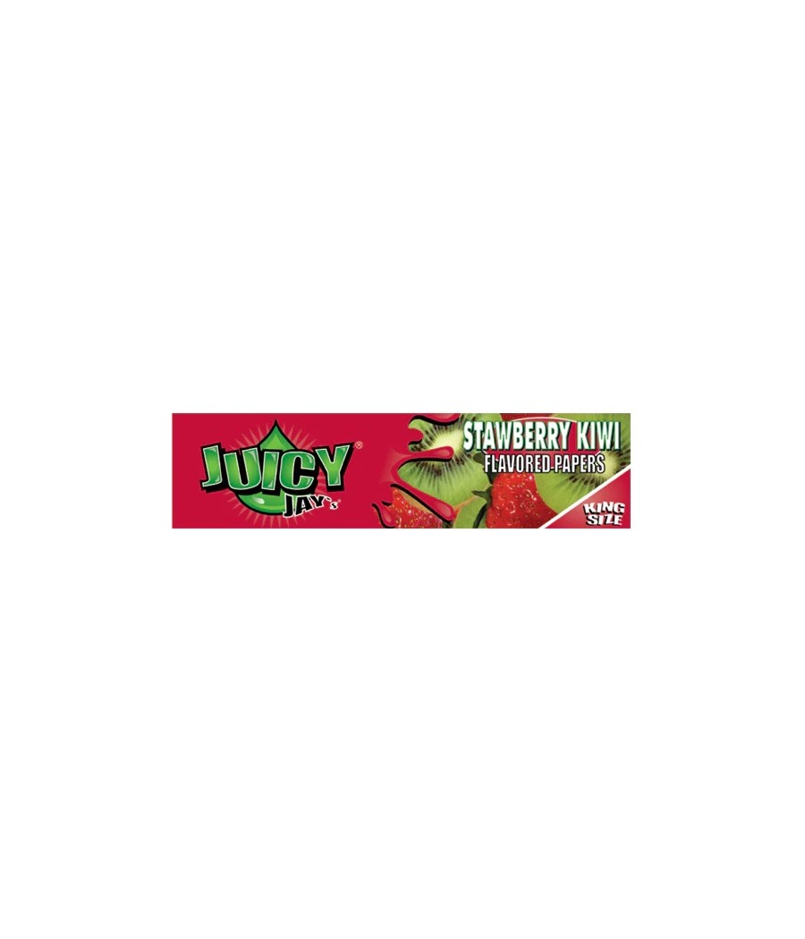 24 Juicy Jay King Size Flavoured Slim Rolling Paper - Full Box