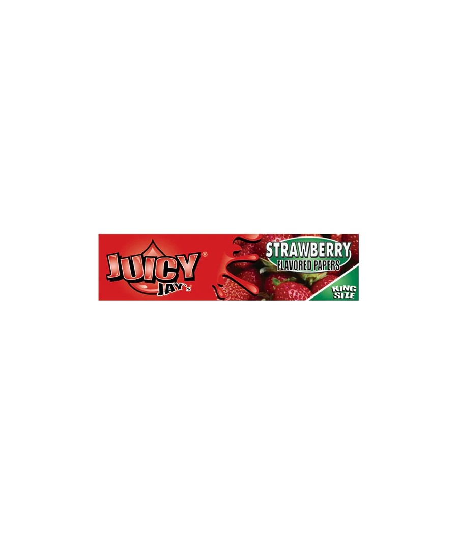 24 Juicy Jay King Size Flavoured Slim Rolling Paper - Full Box