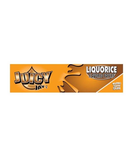 24 Juicy Jay King Size Flavoured Slim Rolling Paper - Full Box