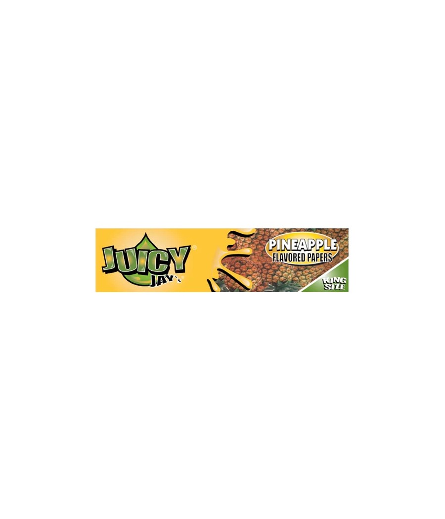 24 Juicy Jay King Size Flavoured Slim Rolling Paper - Full Box