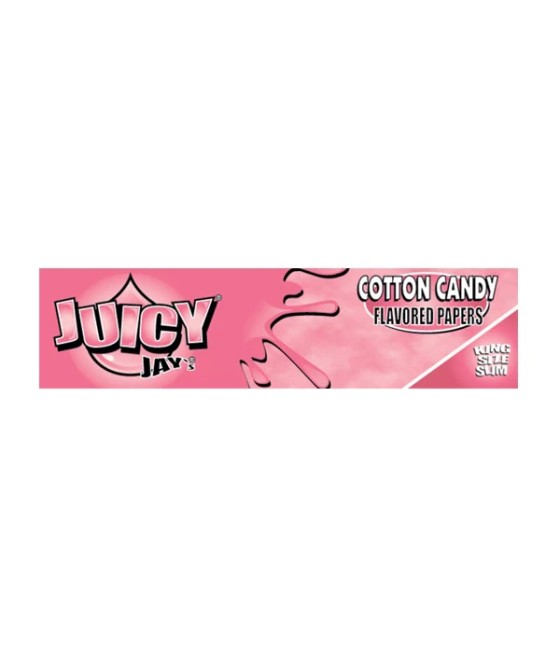 24 Juicy Jay King Size Flavoured Slim Rolling Paper - Full Box