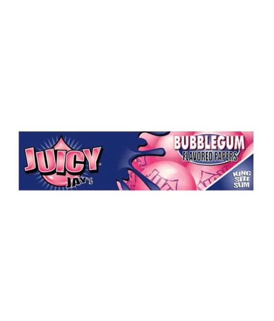 24 Juicy Jay King Size Flavoured Slim Rolling Paper - Full Box