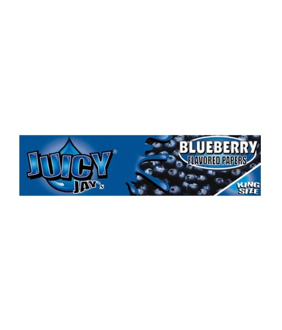 24 Juicy Jay King Size Flavoured Slim Rolling Paper - Full Box