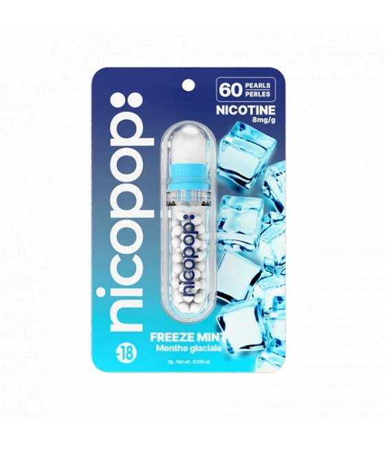 Nicopop 8mg Nicotine Pearls - 60 Pearls