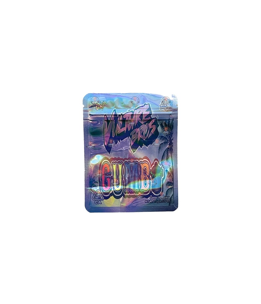 Mylar Gumbo Printed Zip Bag 3.5g Large