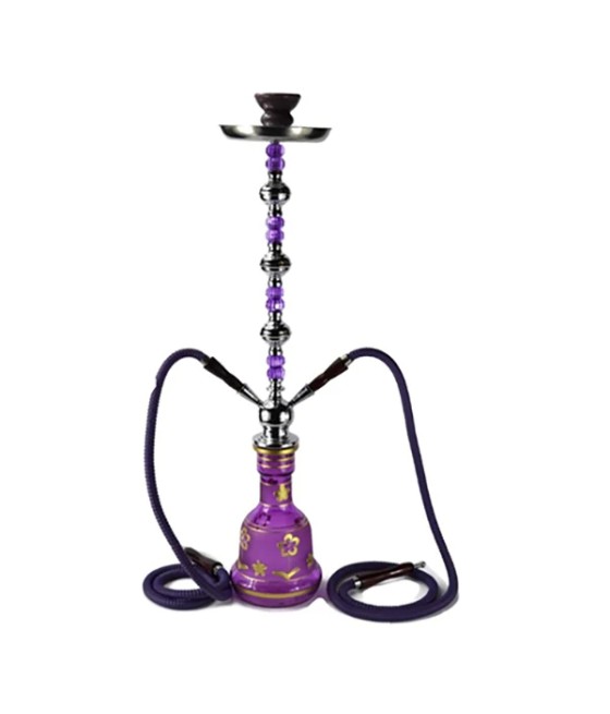 Large 2 Hose Shisha Hookah - Assorted Colours