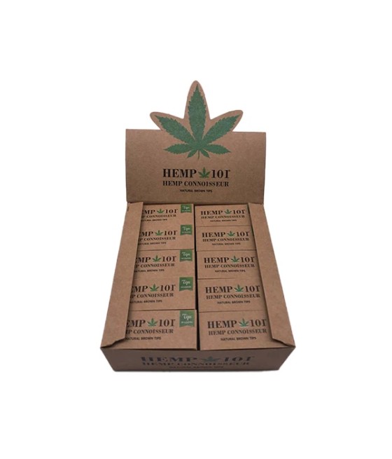 Hemp 101 Hemp Connoisseur Natural Brown Tips 50 Booklets