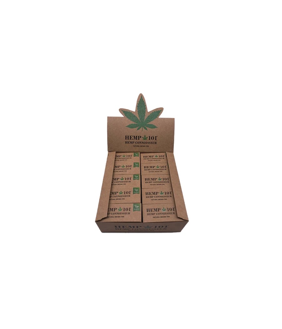 Hemp 101 Hemp Connoisseur Natural Brown Tips 50 Booklets