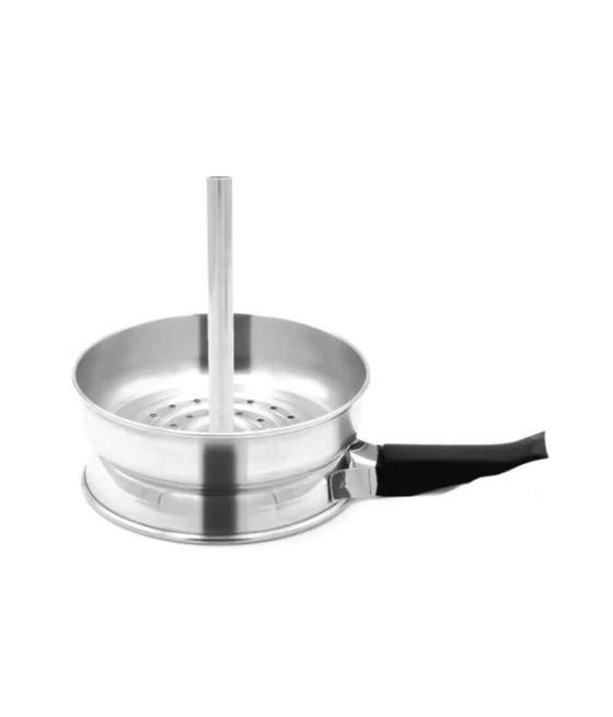 Charcoal Metal Pan Tray Chimney Head Pot Holder