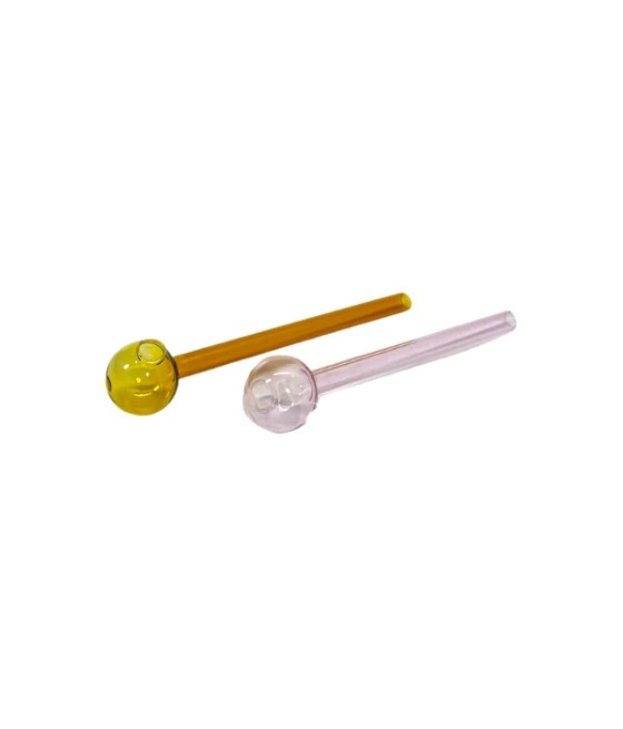 10 X Globe Shape Smoking Glass Pipe 15cm - BL132 - GS1054