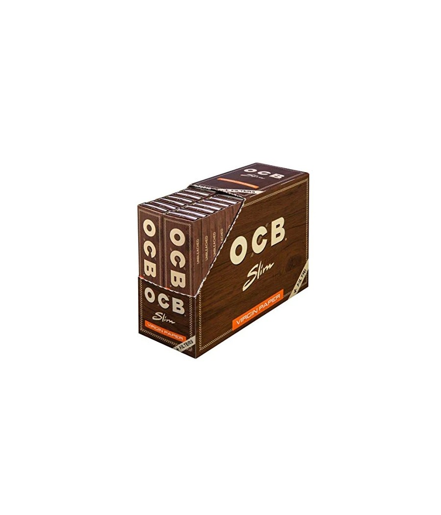 32 OCB King Size SLIM Virgin Papers + TIPS