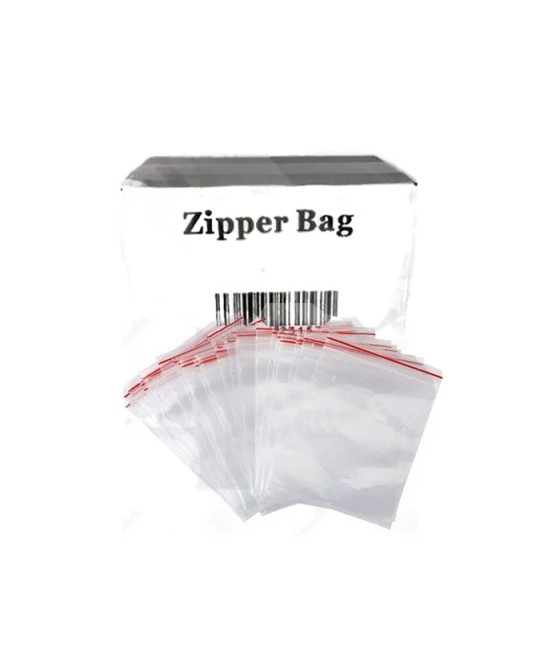 Zipper Branded 45mm x 35mm Clear Baggies