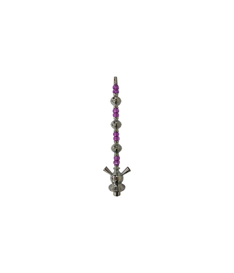 Large Glass Metal Shisha Stem - Assorted Colours