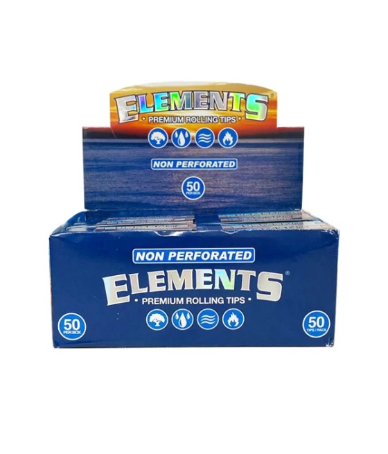 50 Elements Premium Rolling Tips - Non-Perforated