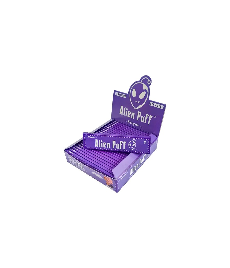 33 Alien Puff King Size Purple Rolling Papers ( HP2118 )