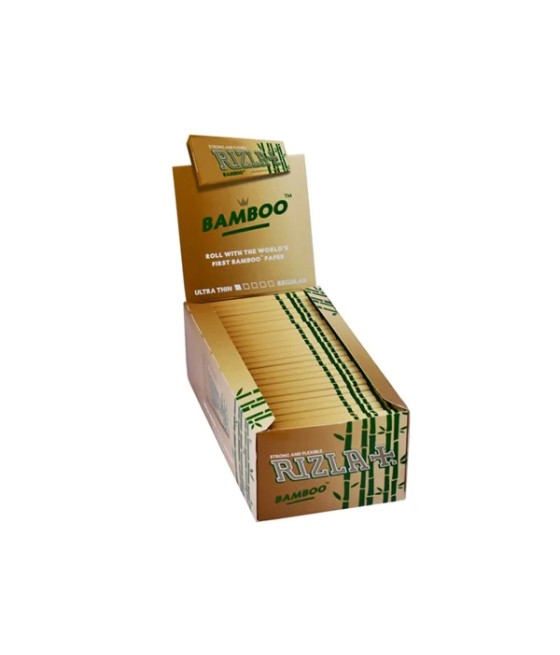 50 New Rizla Bamboo Ultra Thin Regular Rolling Papers