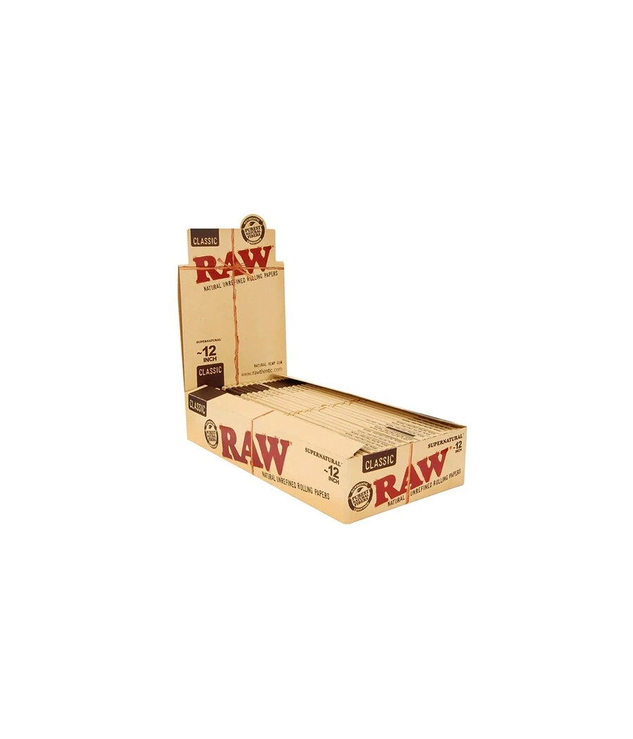 20 Raw Classic Supernatural 12 Inch Rolling Papers