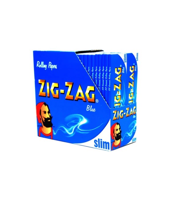 50 Zig-Zag Blue Slim King Size Rolling Papers