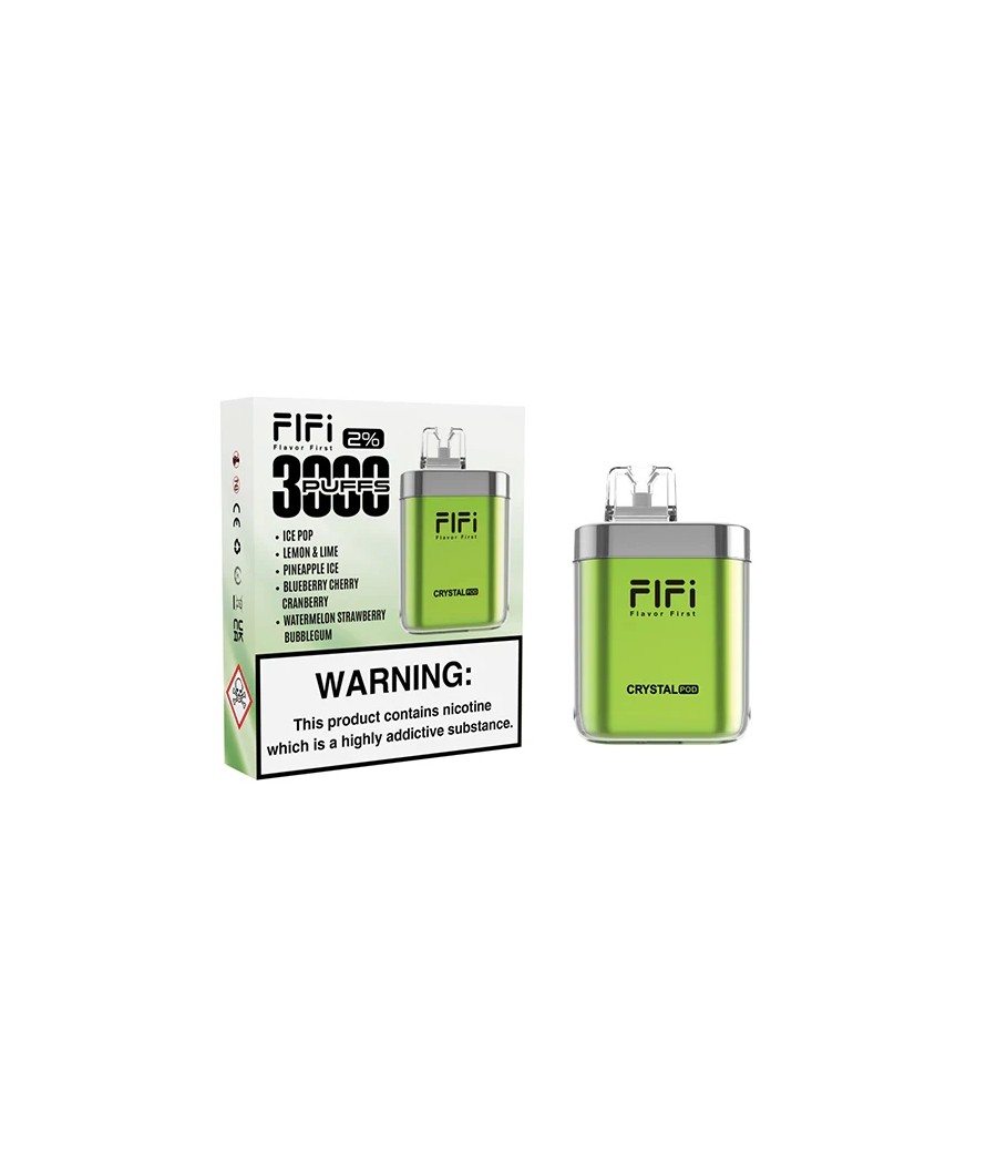 FLFI Crystal 5 in 1 Pod Kit 3000 Puffs