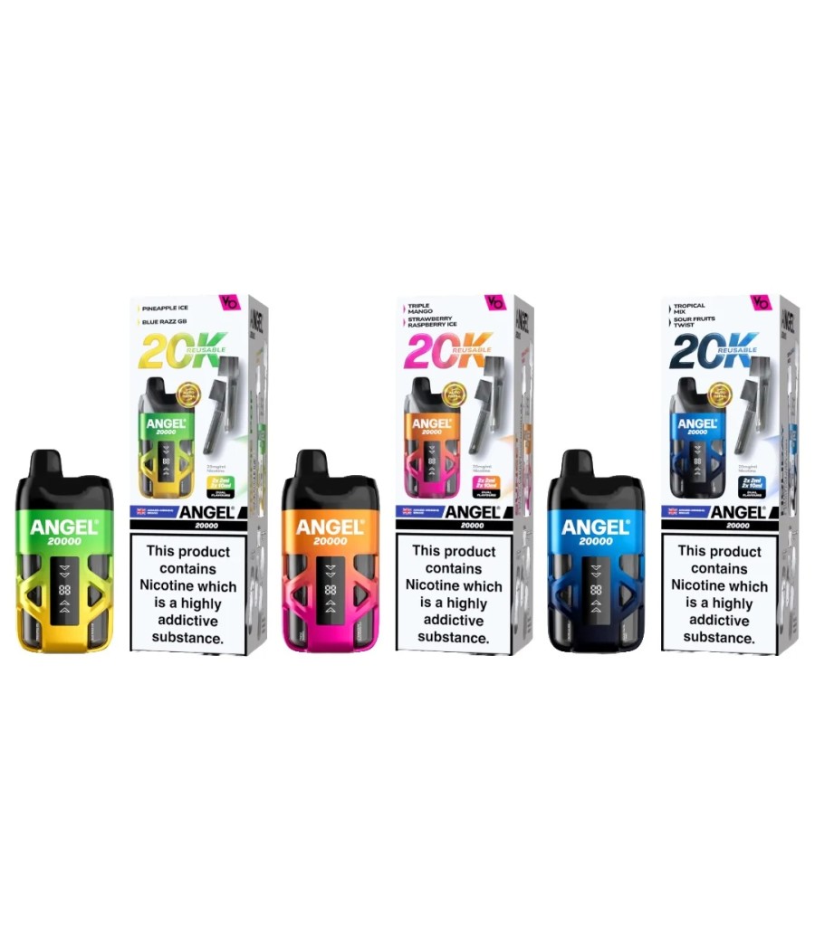 20mg Angel 20K by Vapes Bars Holiday Edition Prefilled Pod Vape Kit
