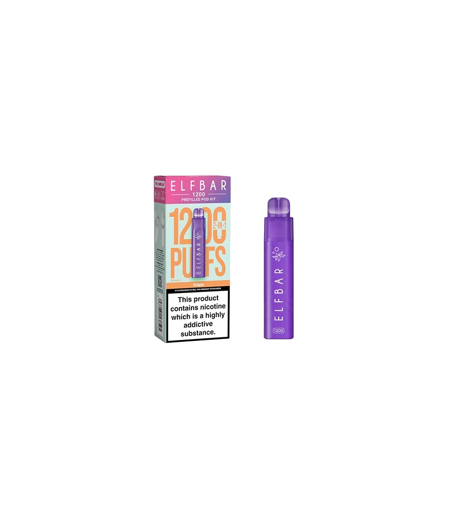 20mg ELF Bar 1200 Prefilled Pod Kit 1200 Puffs