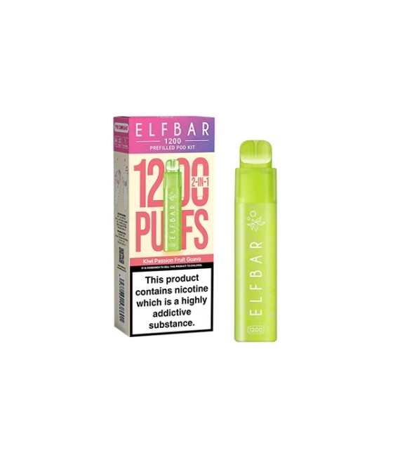 20mg ELF Bar 1200 Prefilled Pod Kit 1200 Puffs