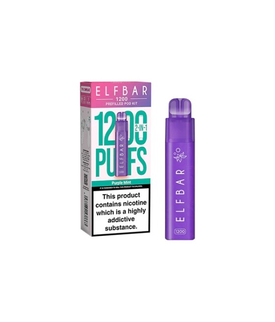 20mg ELF Bar 1200 Prefilled Pod Kit 1200 Puffs