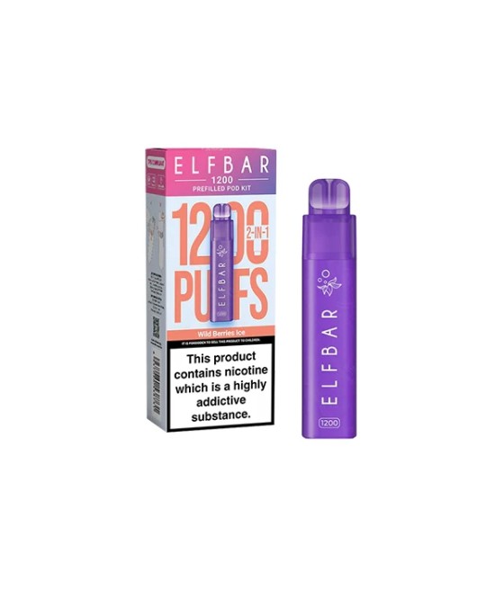 20mg ELF Bar 1200 Prefilled Pod Kit 1200 Puffs