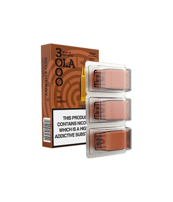 20mg SMPO Ola 3000 Prefilled Pods 2ml 1800 Puffs - 3 Pcs