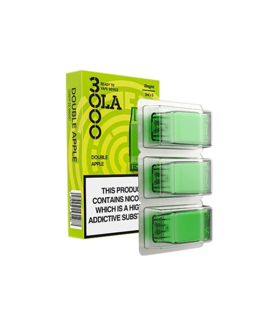20mg SMPO Ola 3000 Prefilled Pods 2ml 1800 Puffs - 3 Pcs