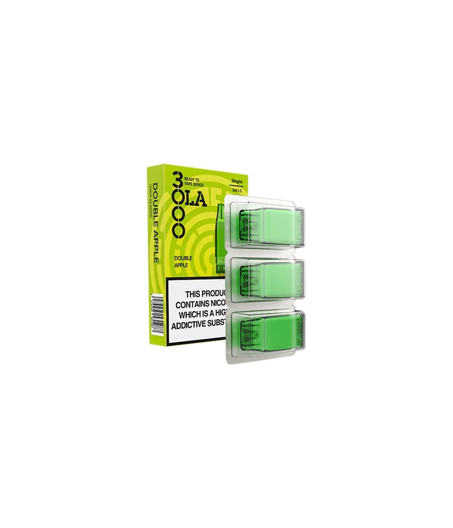 20mg SMPO Ola 3000 Prefilled Pods 2ml 1800 Puffs - 3 Pcs