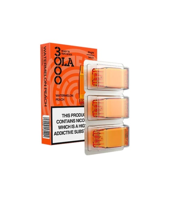 20mg SMPO Ola 3000 Prefilled Pods 2ml 1800 Puffs - 3 Pcs