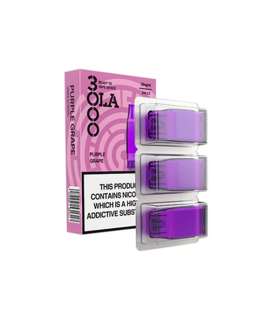 20mg SMPO Ola 3000 Prefilled Pods 2ml 1800 Puffs - 3 Pcs