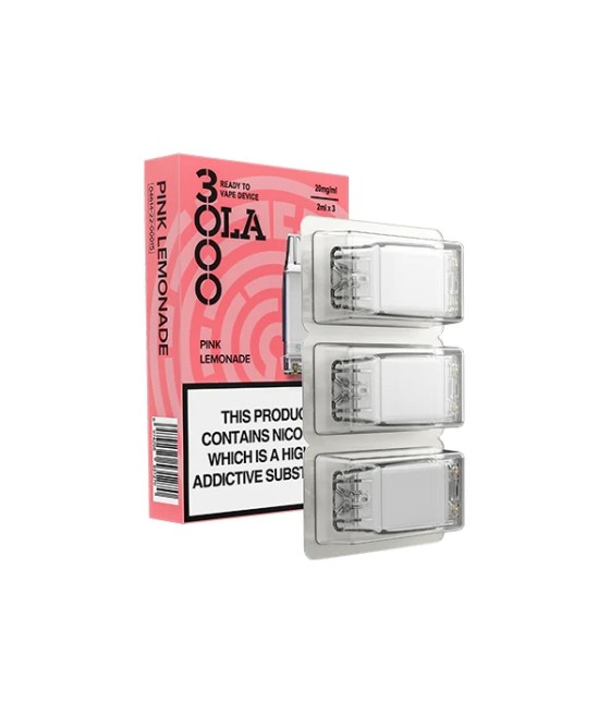 20mg SMPO Ola 3000 Prefilled Pods 2ml 1800 Puffs - 3 Pcs