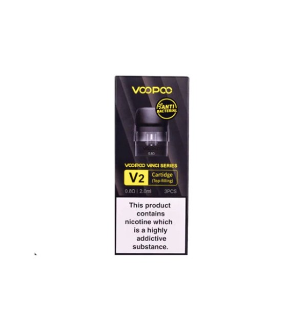 VooPoo Vinci V2 Replacement Cartridge Pods 0.8Ω/1.2Ω - 3Pcs