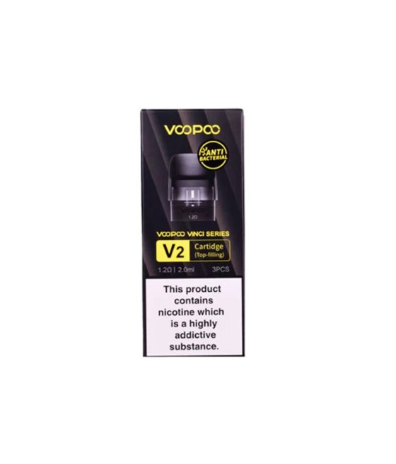 VooPoo Vinci V2 Replacement Cartridge Pods 0.8Ω/1.2Ω - 3Pcs