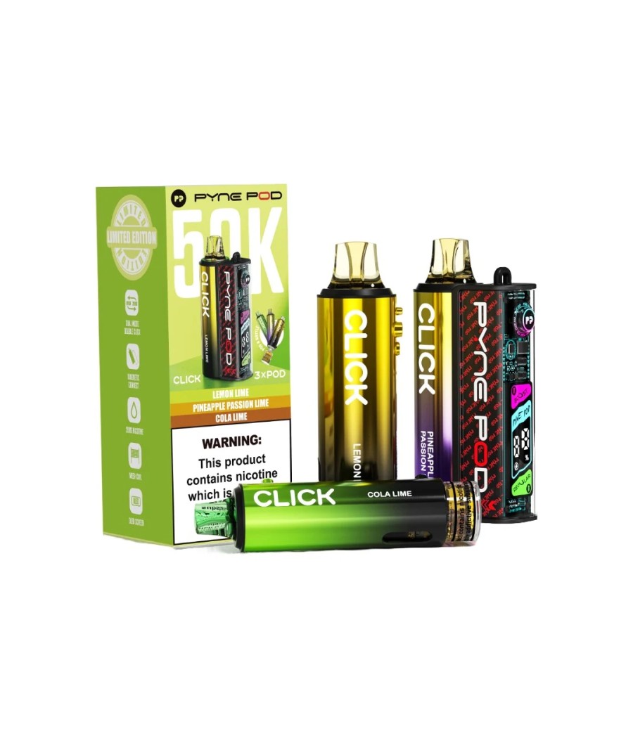 20mg Pyne Pod Click 50K Prefilled Pod Vape Kit