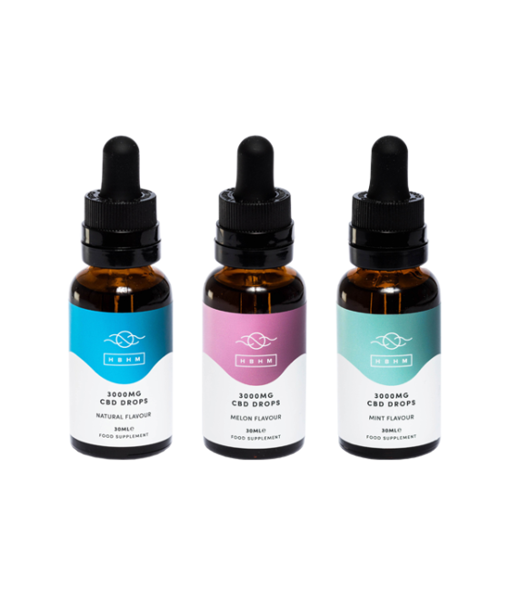 Buy 3000mg CBD MCT Oil Bundle - 30ml | HBHM