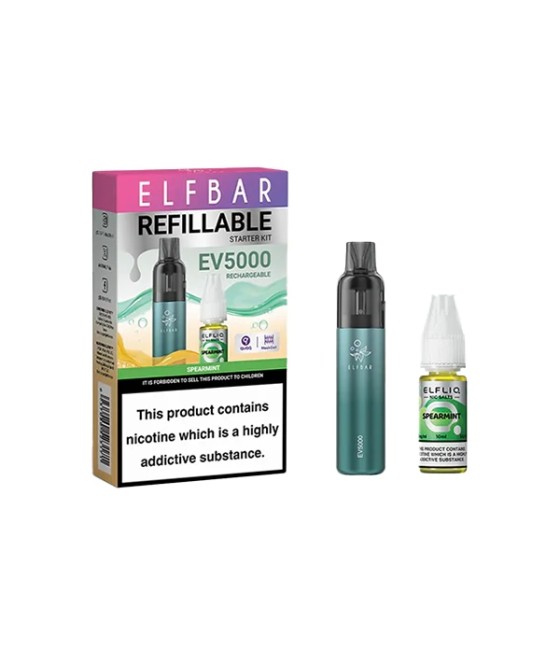 Elf Bar EV5000 Disposable Pod Kit + 20mg ElfLiq Salt