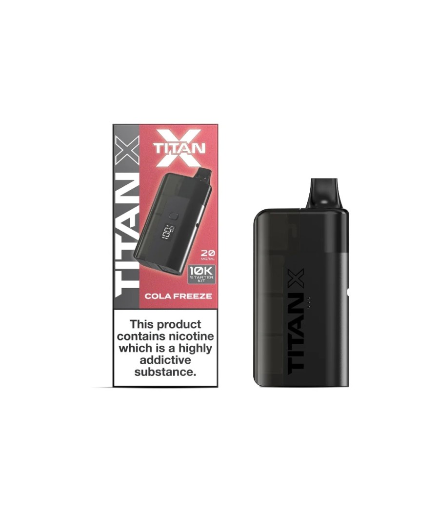 20mg Titan X 10k Puff Prefilled Pod Vape Kit