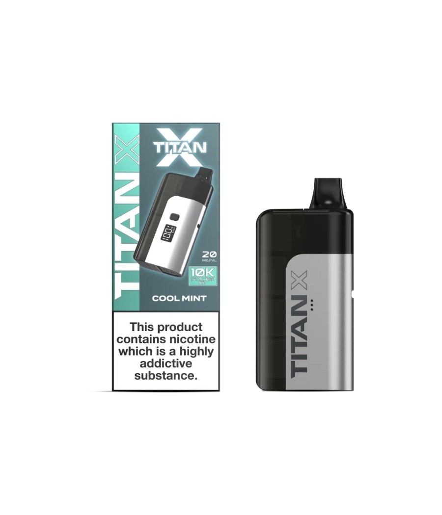20mg Titan X 10k Puff Prefilled Pod Vape Kit
