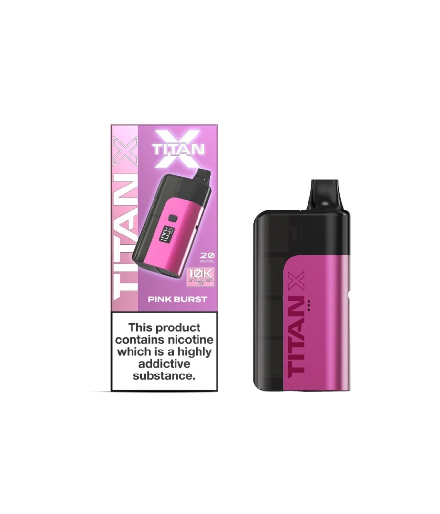 20mg Titan X 10k Puff Prefilled Pod Vape Kit