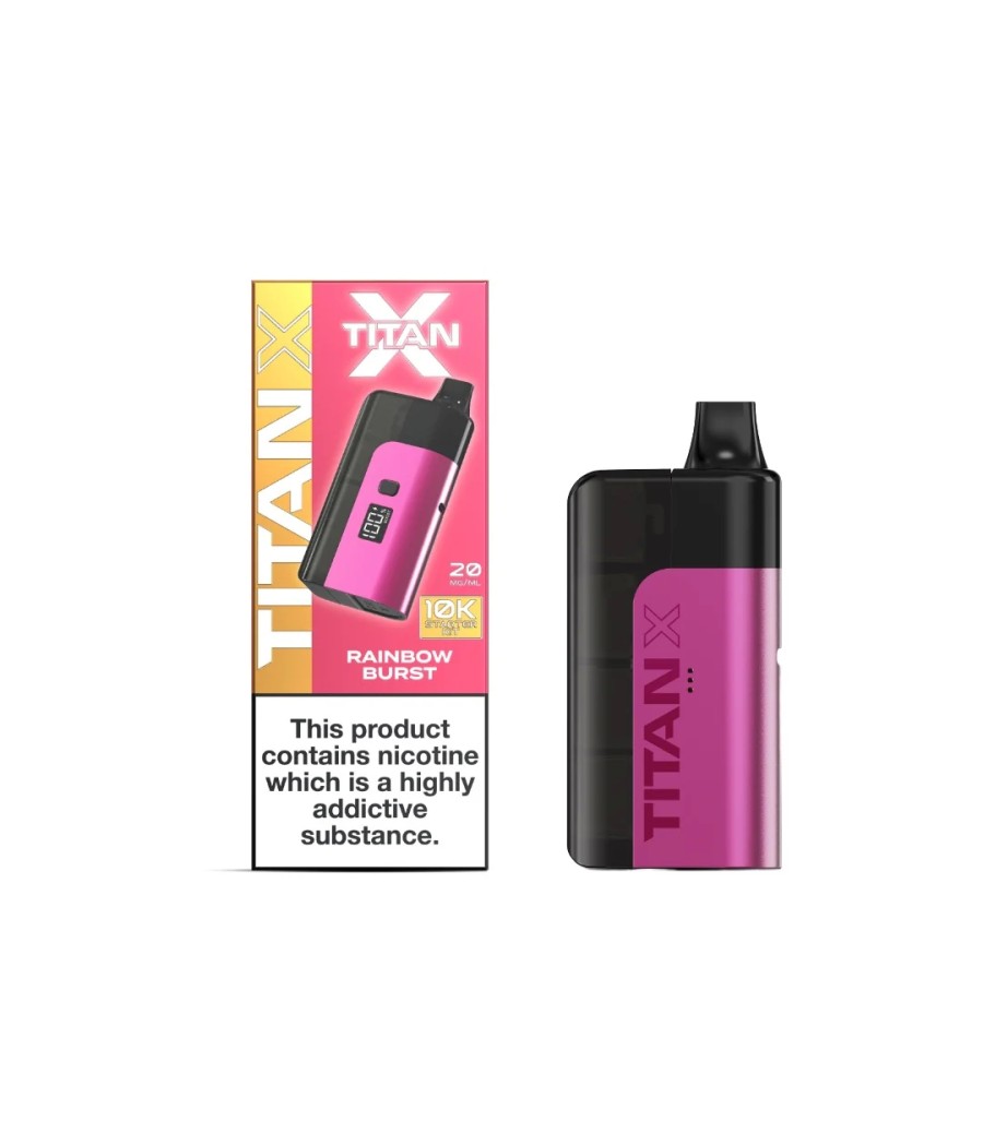 20mg Titan X 10k Puff Prefilled Pod Vape Kit