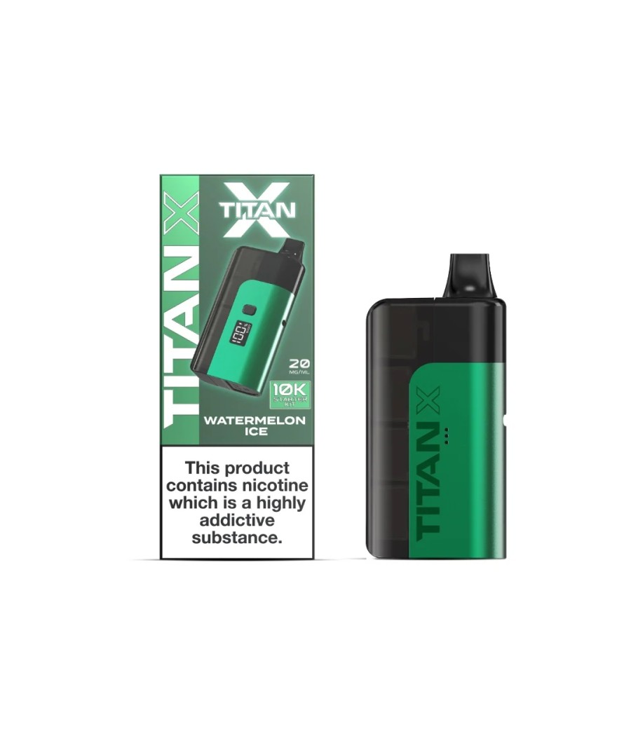 20mg Titan X 10k Puff Prefilled Pod Vape Kit