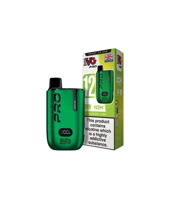 10mg IVG Pro 12 Prefilled Pod Vape Kit 10000 Puffs