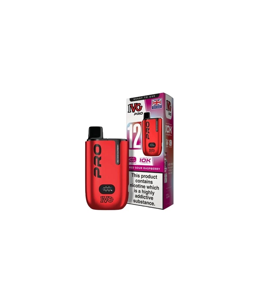 10mg IVG Pro 12 Prefilled Pod Vape Kit 10000 Puffs