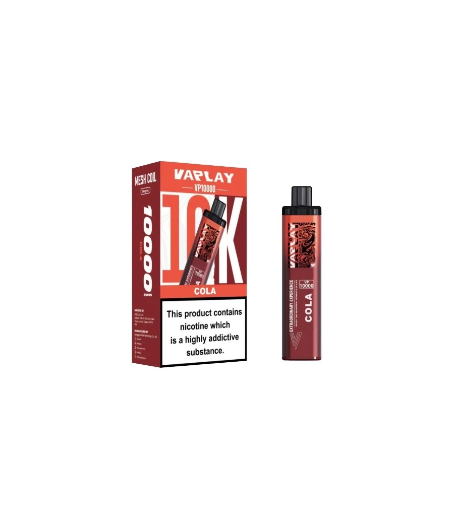20mg Vaplay Royal 10k Prefilled Pod Vape Kit 10000 puffs