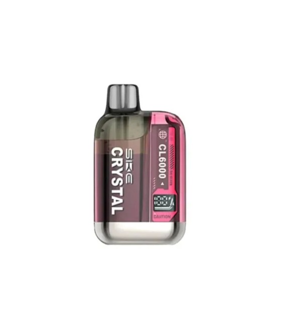 20mg SKE Crystal CL6000 Disposable Rechargeable Vape Kit 6000 Puffs